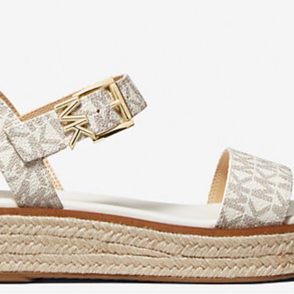 Michael Kors Vanilla Patterned Espadrilles - Picture 2 of 6
